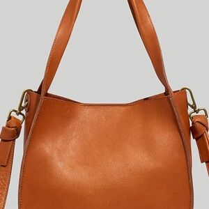 Madewell Rich Brown Leather Shoulder Bag